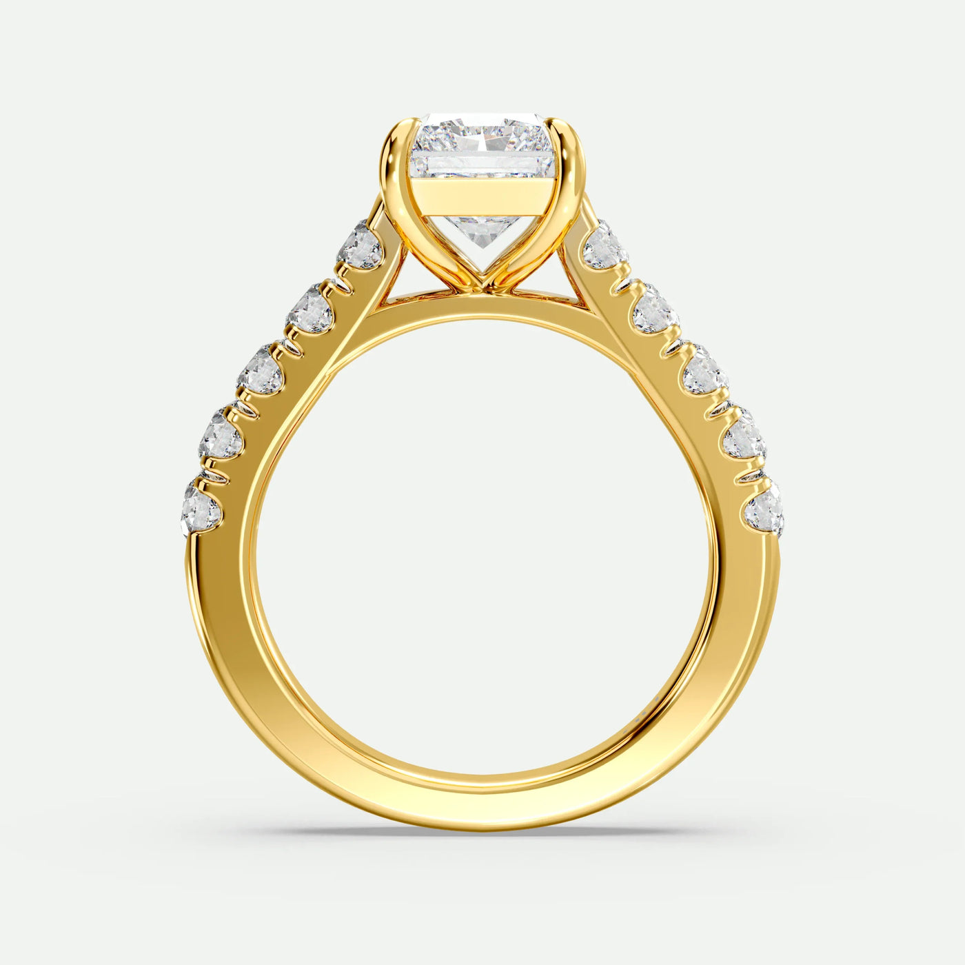 Radiant - Silver (Yellow Gold)