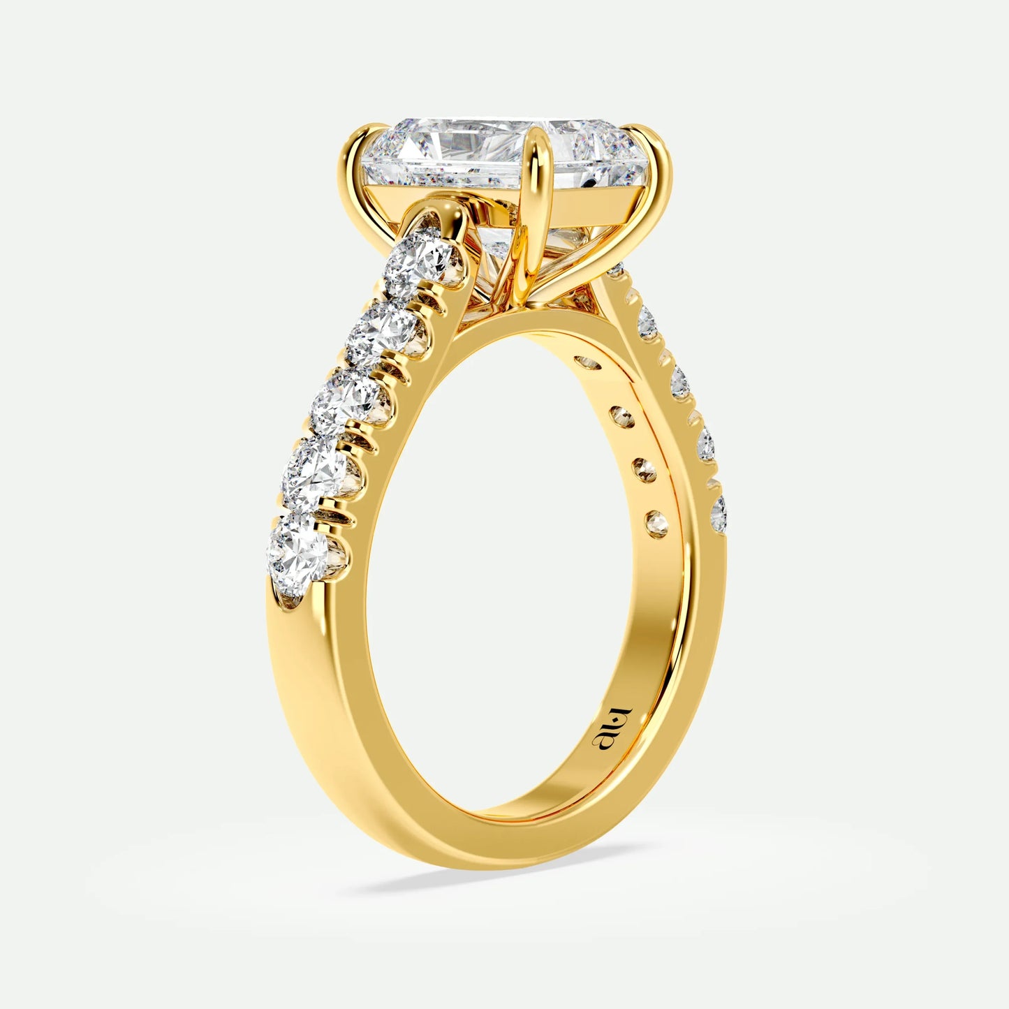 Radiant - Silver (Yellow Gold)