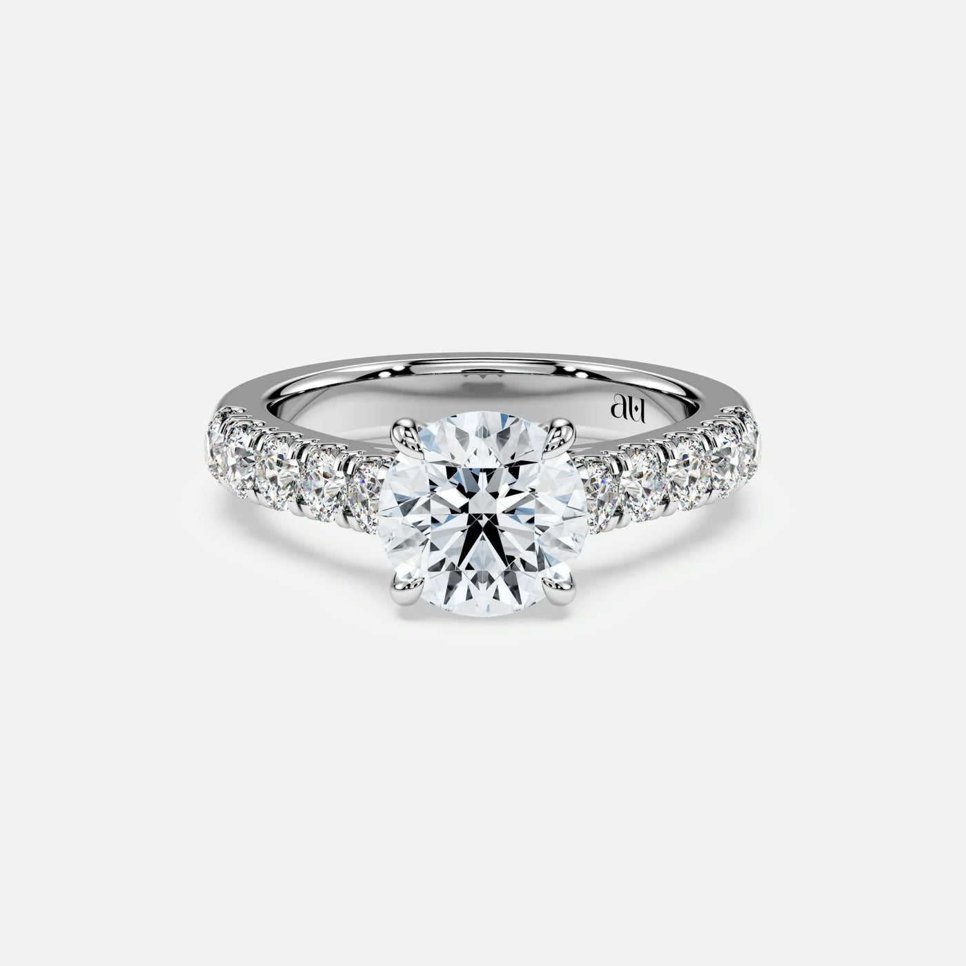 Round - Silver (White Gold)