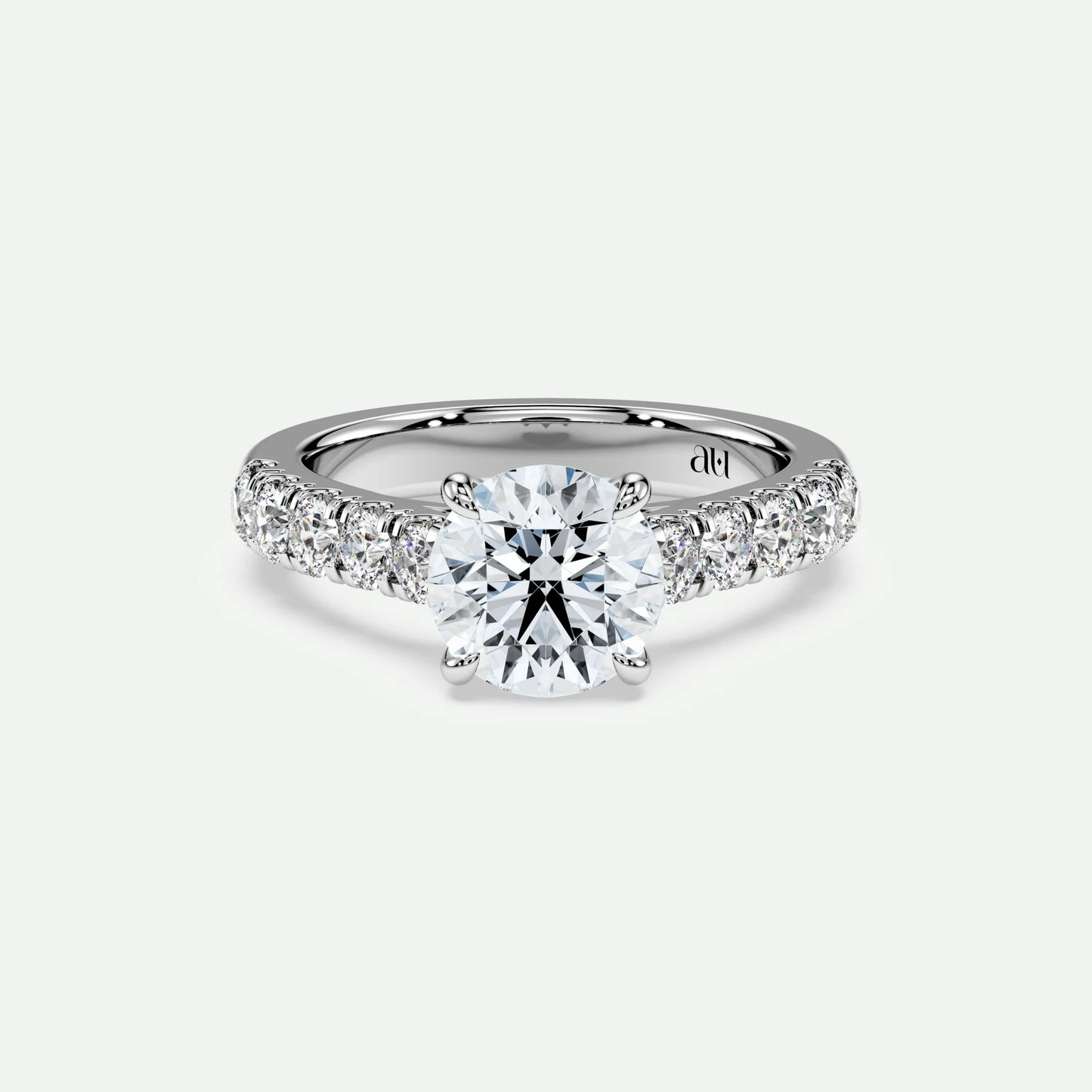 Round - Silver (White Gold)