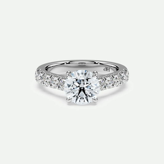 Round - Silver (White Gold)