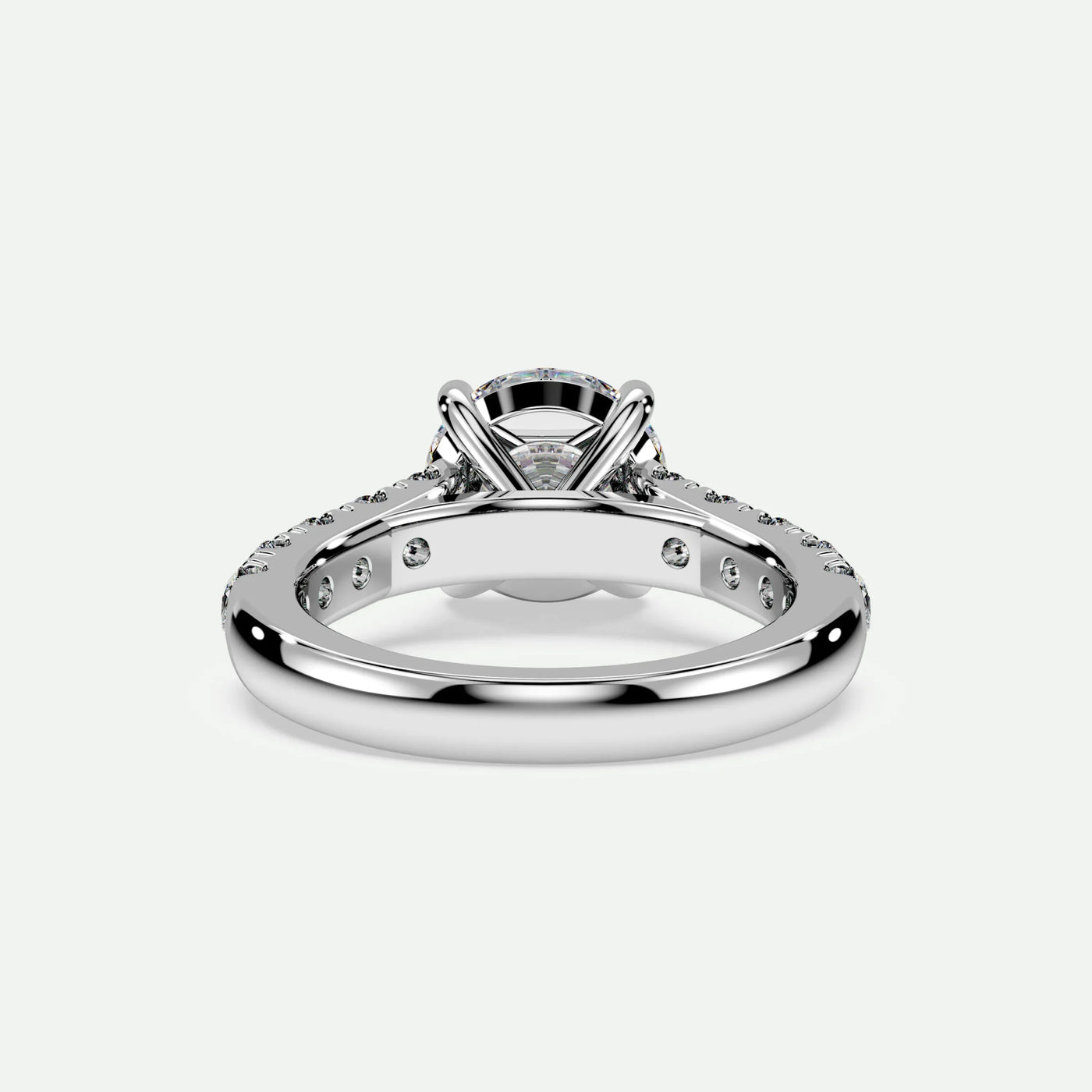Round - Silver (White Gold)