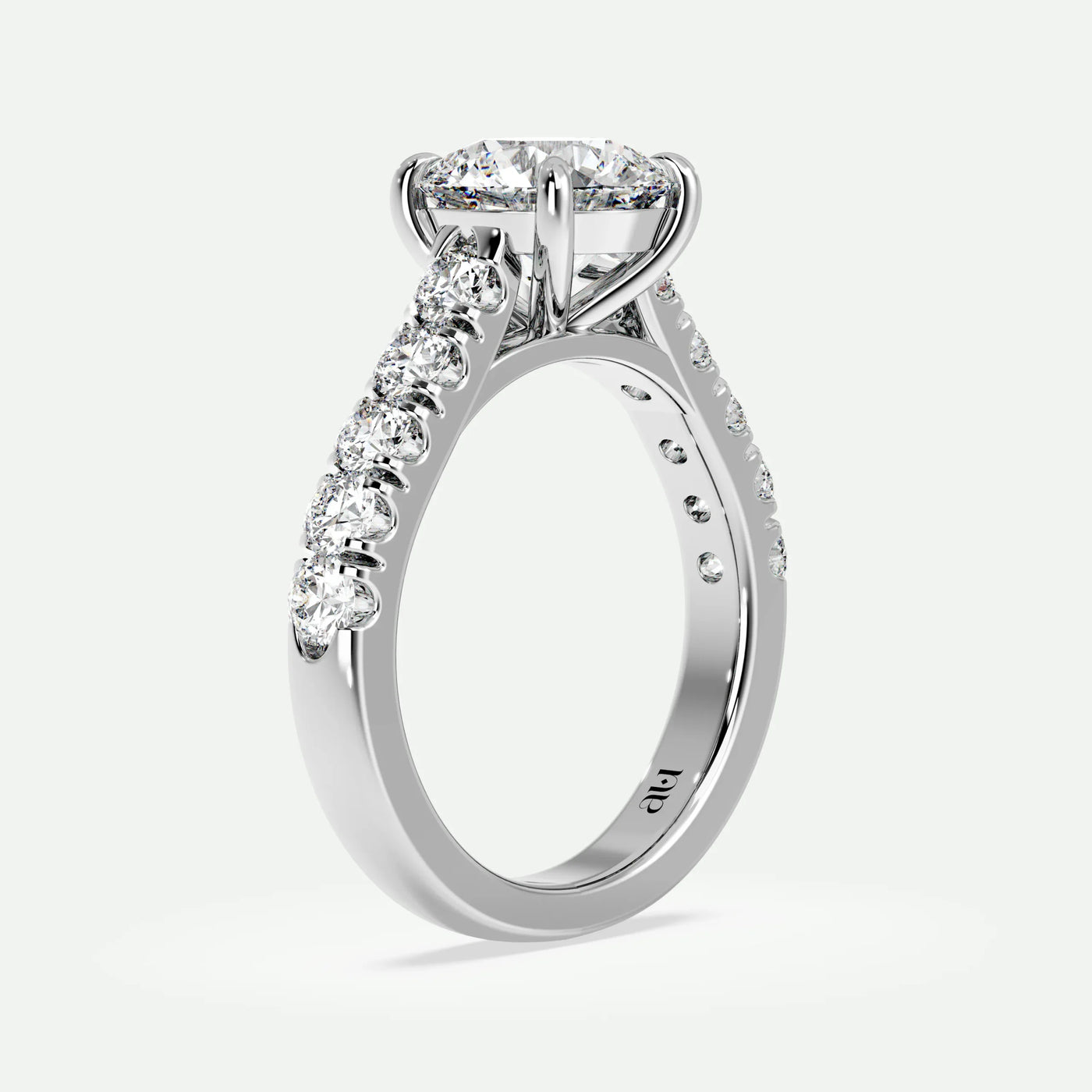 Round - Silver (White Gold)