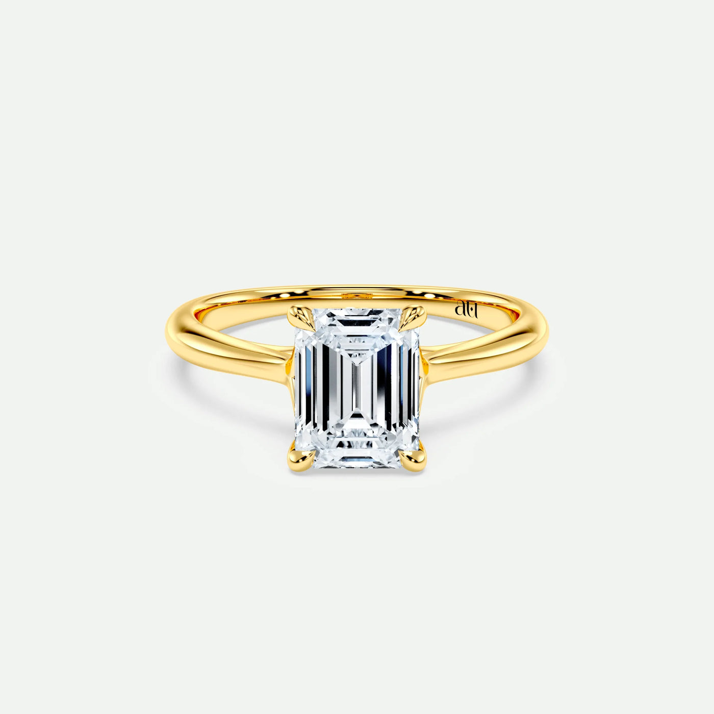 Emerald - Silver (Yellow Gold)