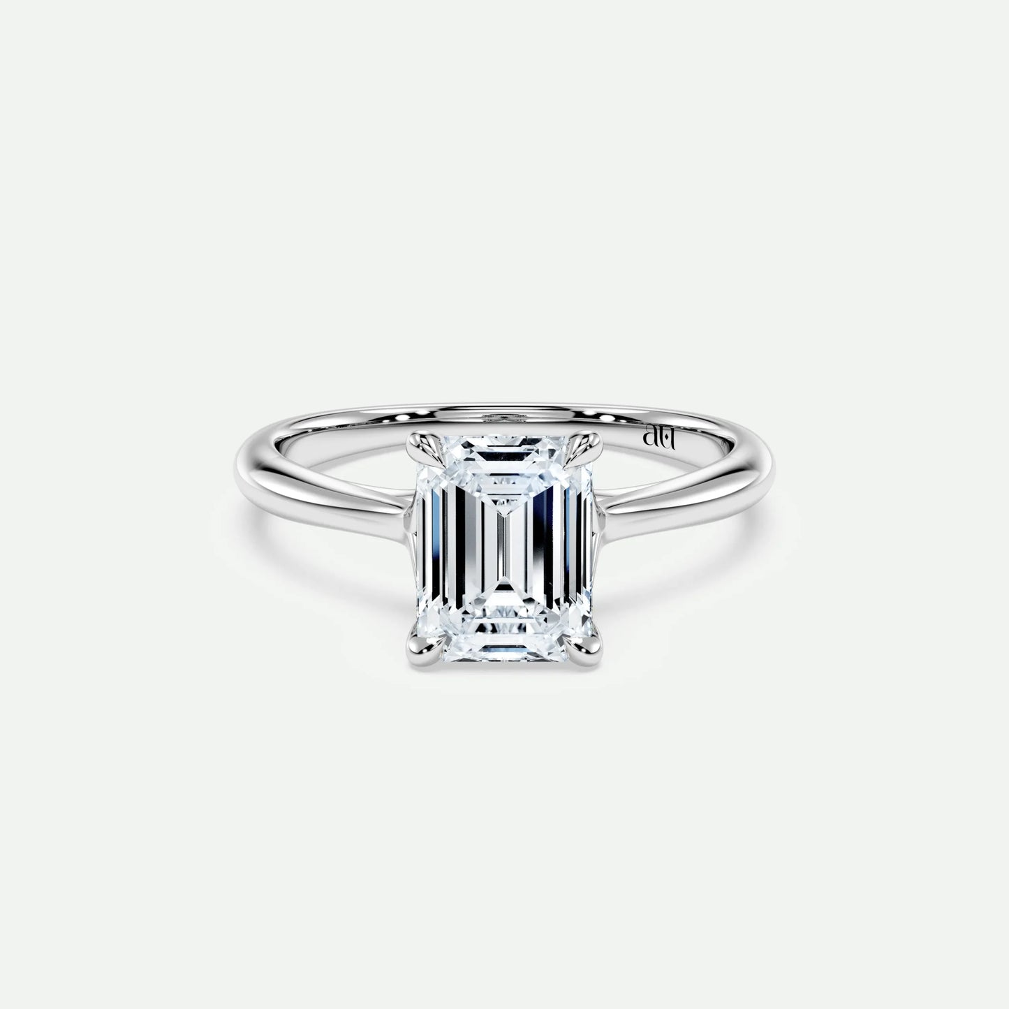 Emerald - Silver (White Gold)