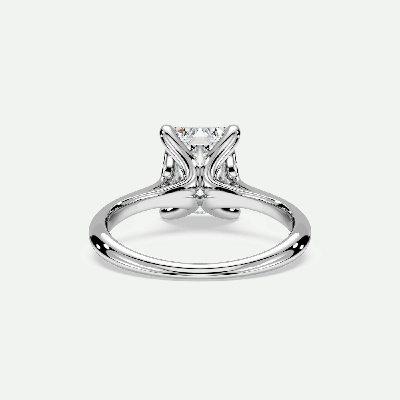 Emerald - Silver (White Gold)