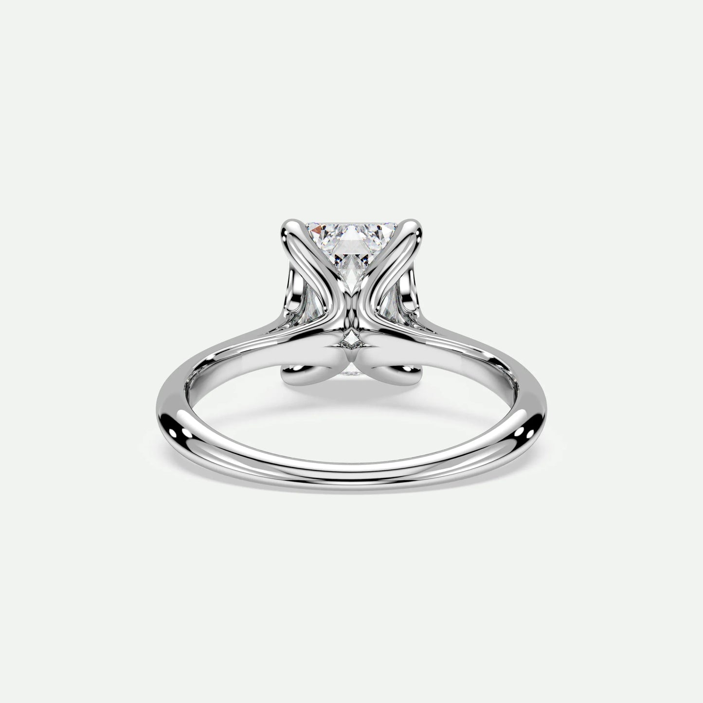 Emerald - Silver (White Gold)