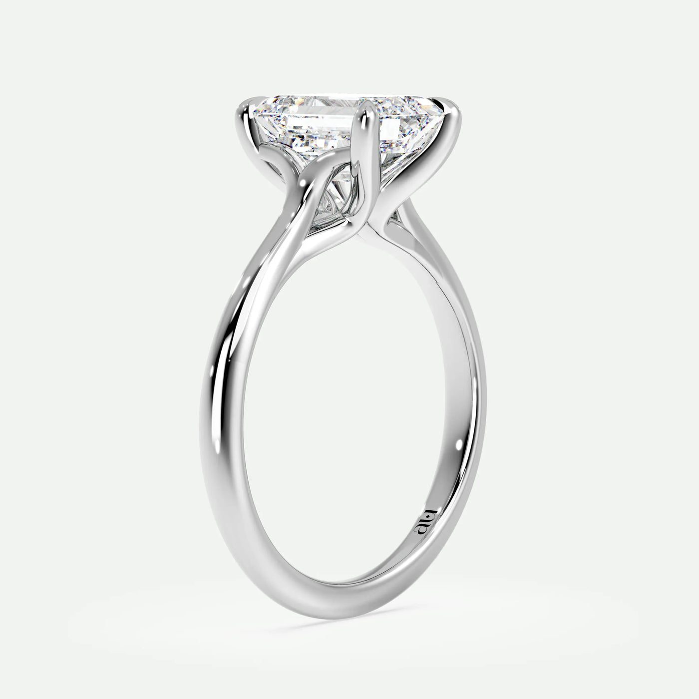 Emerald - Silver (White Gold)