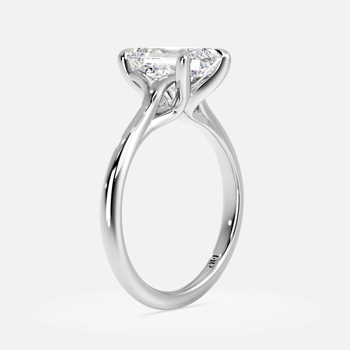 Emerald - Silver (White Gold)