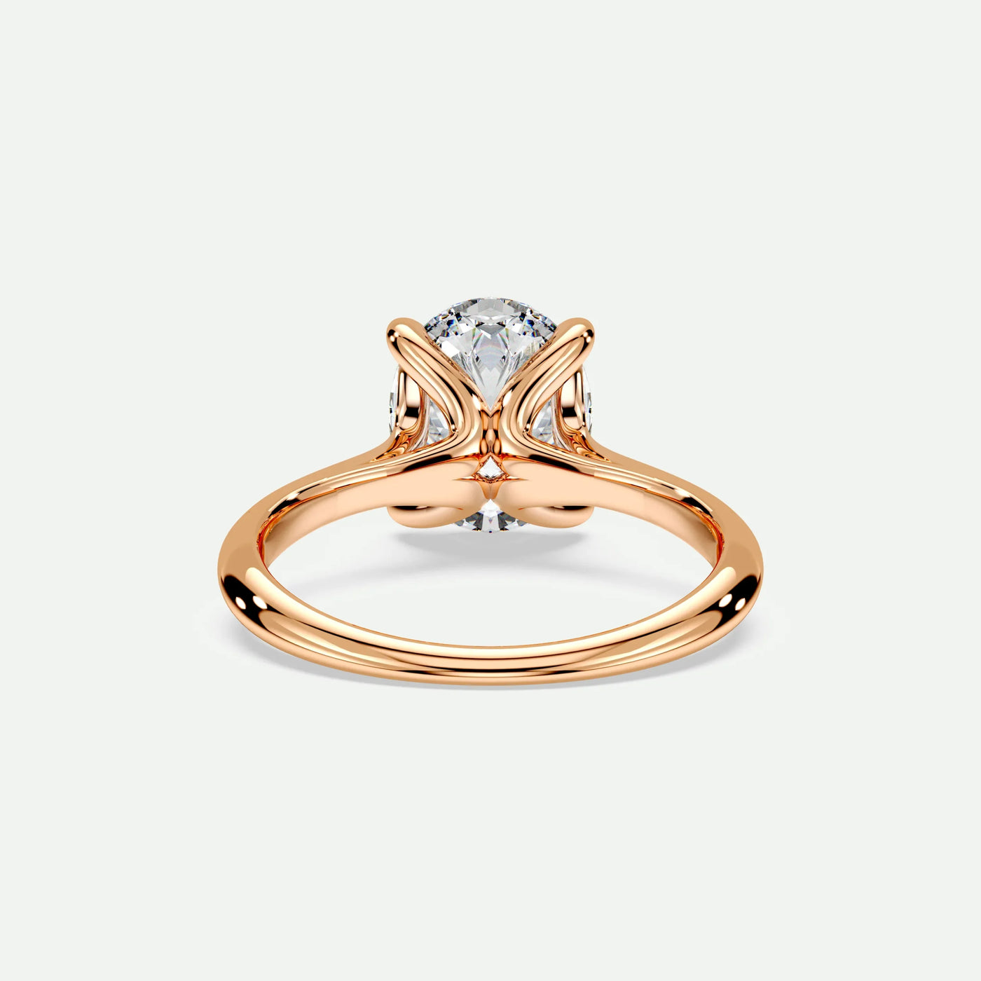 Oval - Silver (Rose Gold)