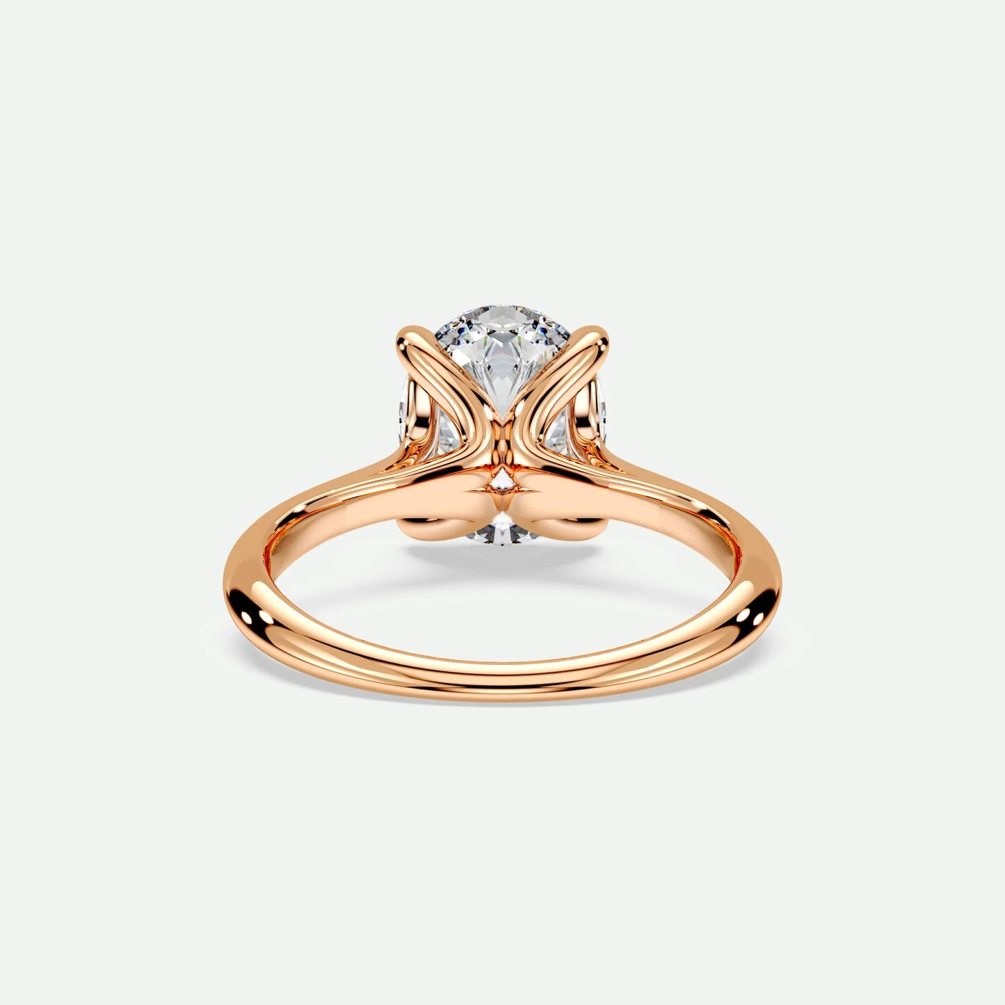 Oval - Silver (Rose Gold)