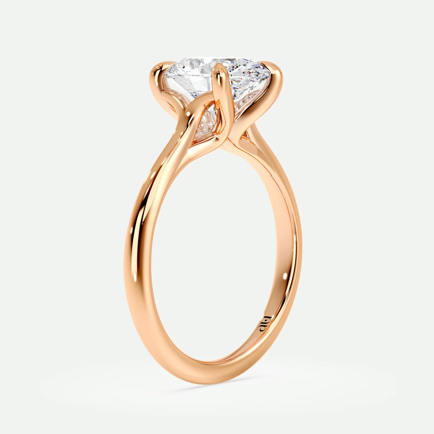 Oval - Silver (Rose Gold)
