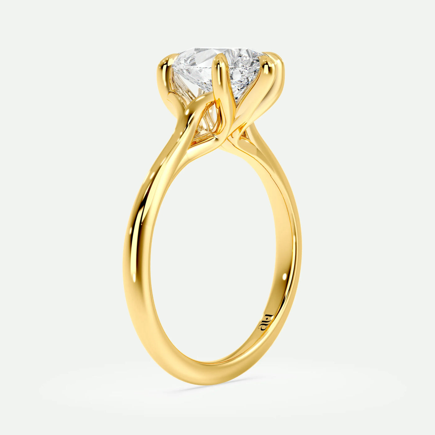 Pear - Silver (Yellow Gold)