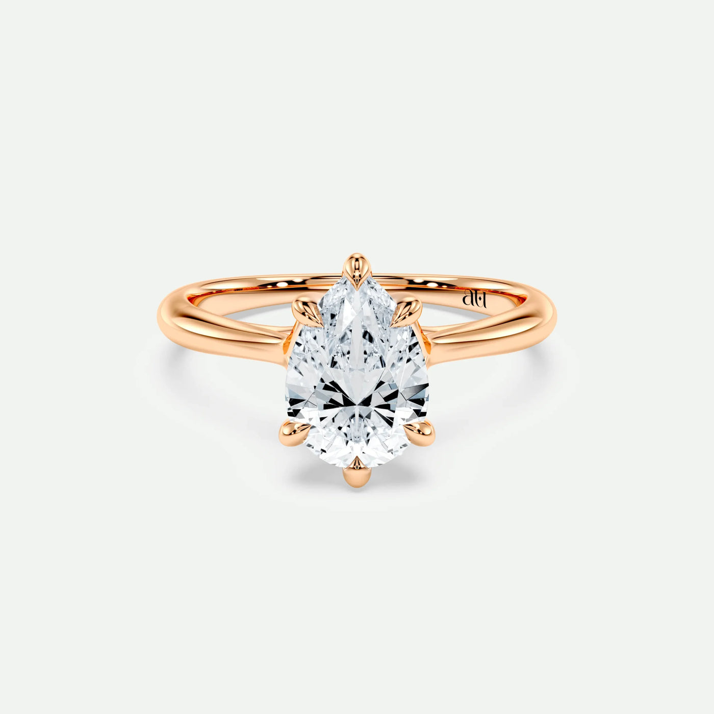 Pear - Silver (Rose Gold)