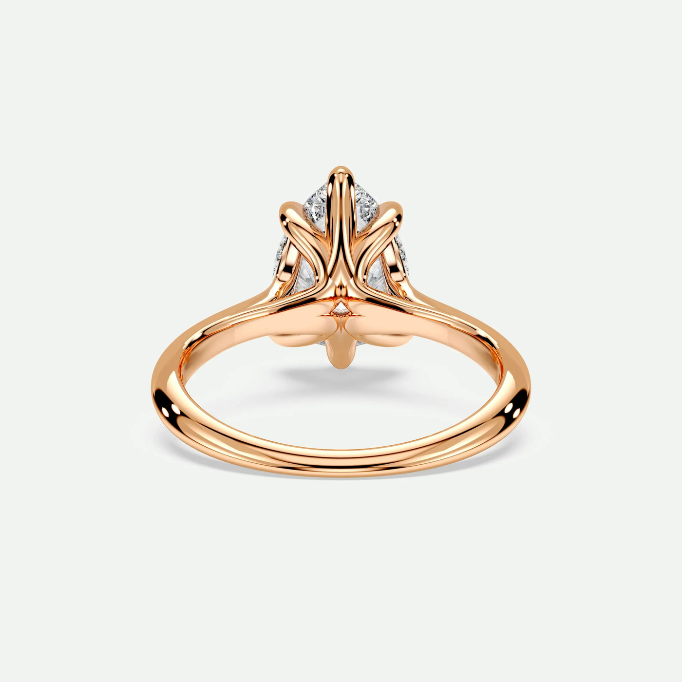 Pear - Silver (Rose Gold)