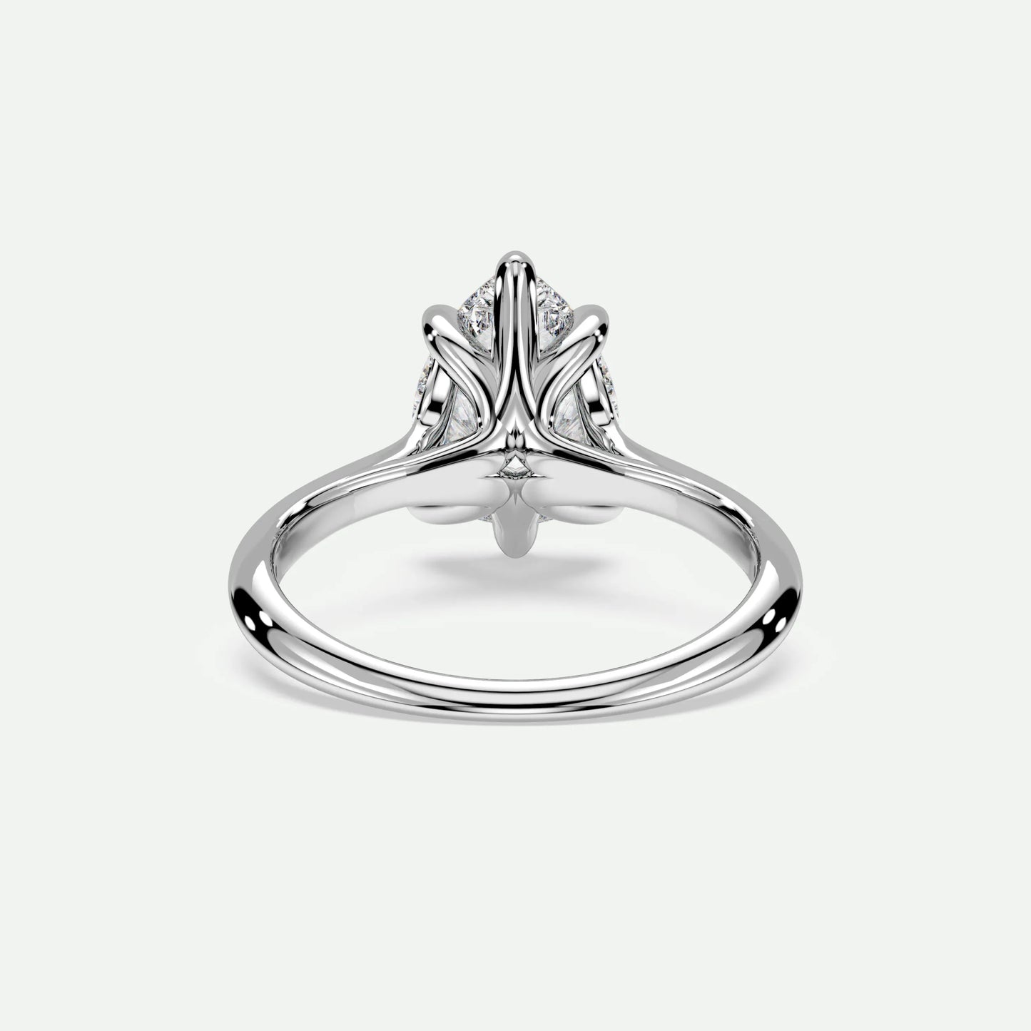 Pear - Silver (White Gold)