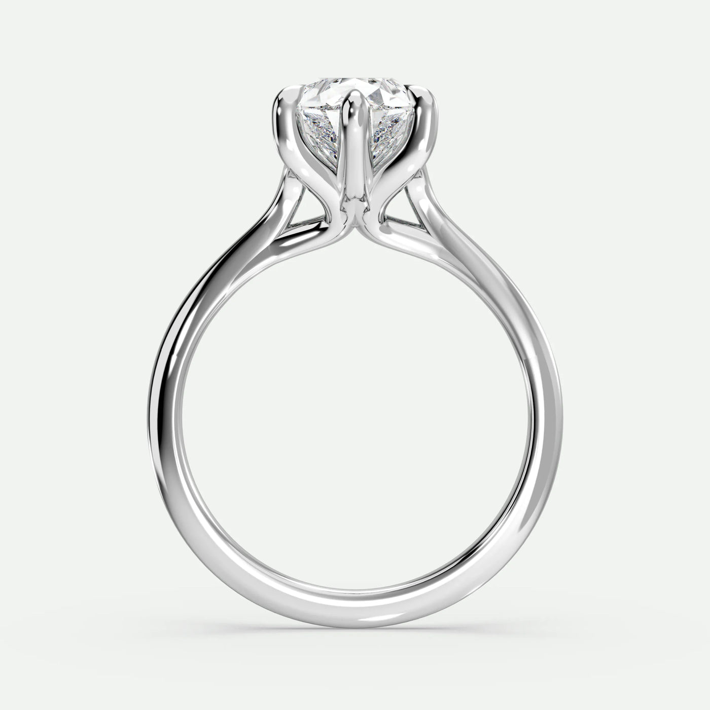 Pear - Silver (White Gold)