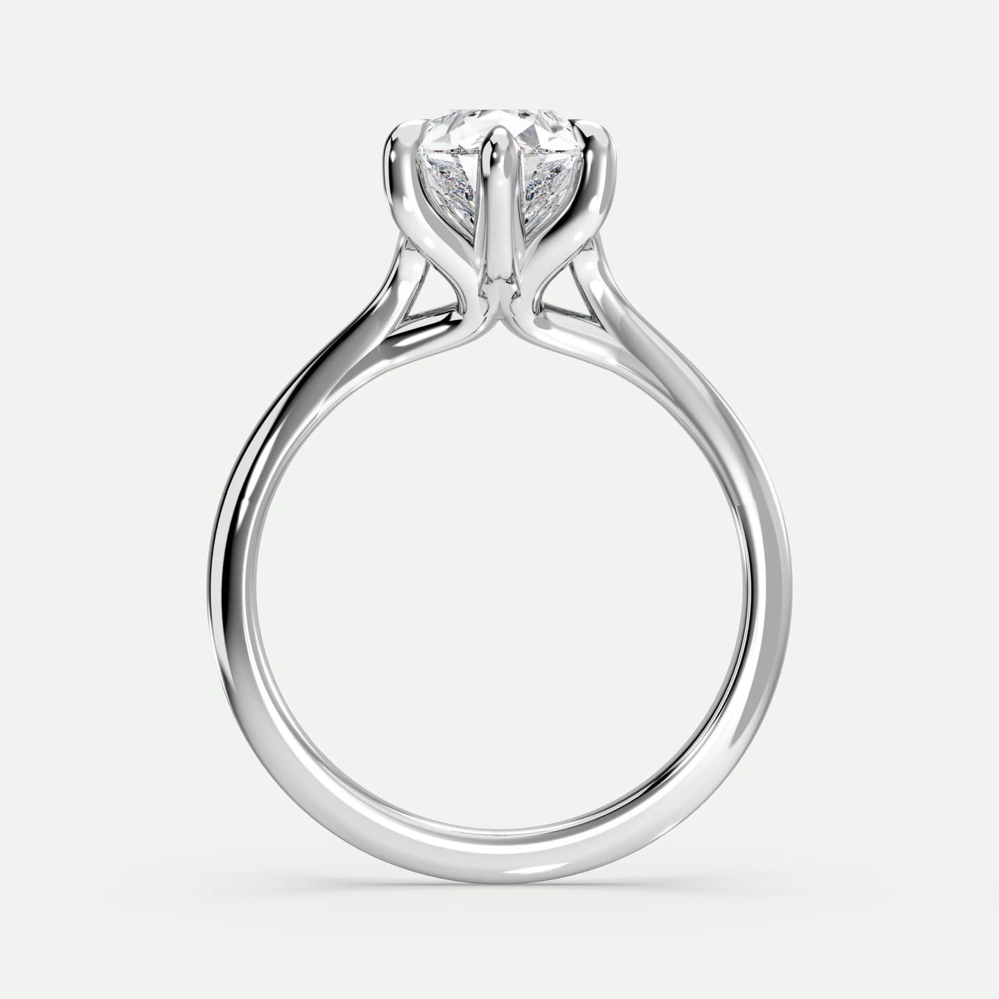 Pear - Silver (White Gold)