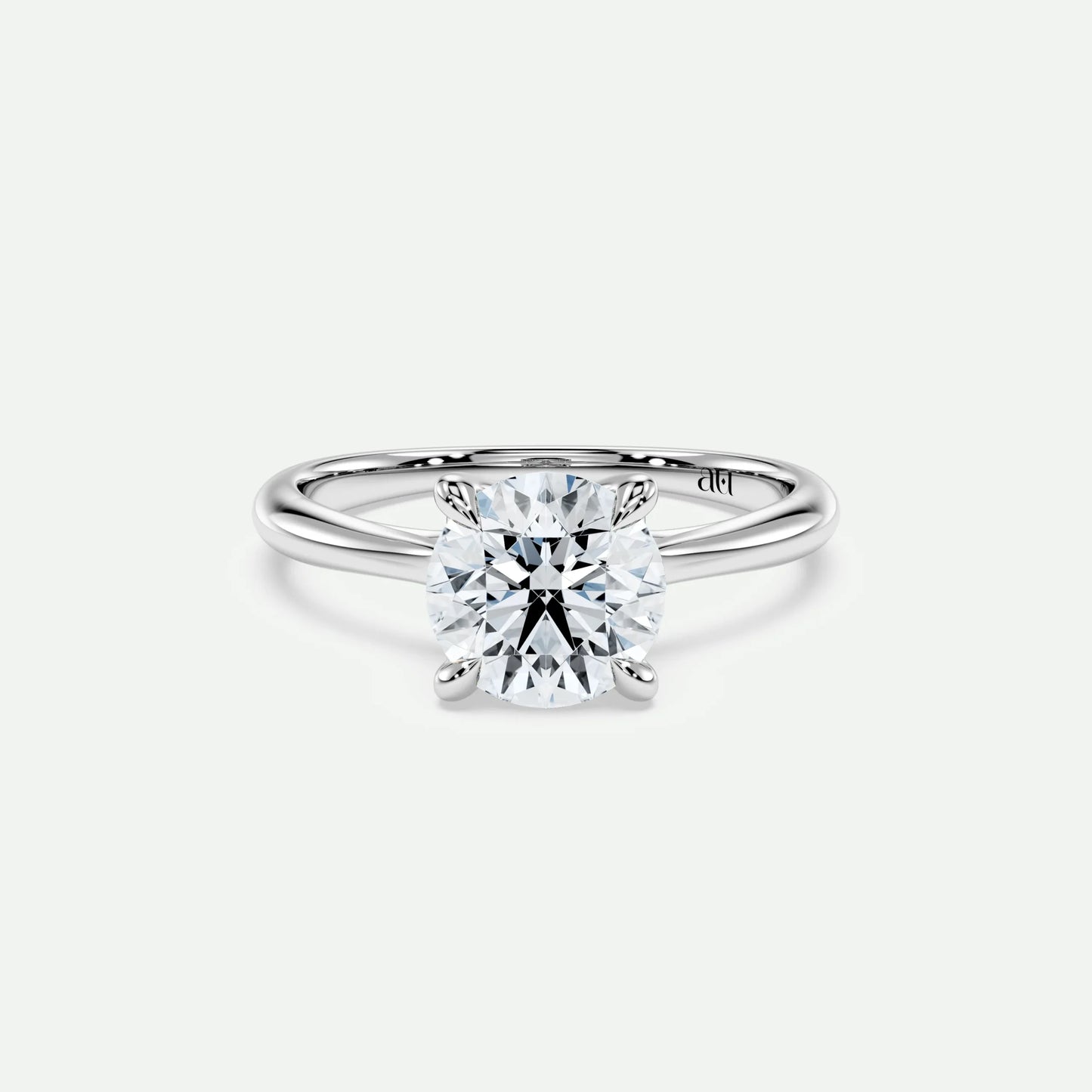 Round - Silver (White Gold)