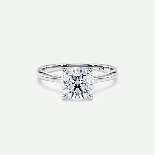 Round - Silver (White Gold)