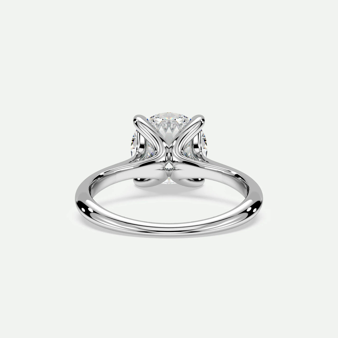 Round - Silver (White Gold)