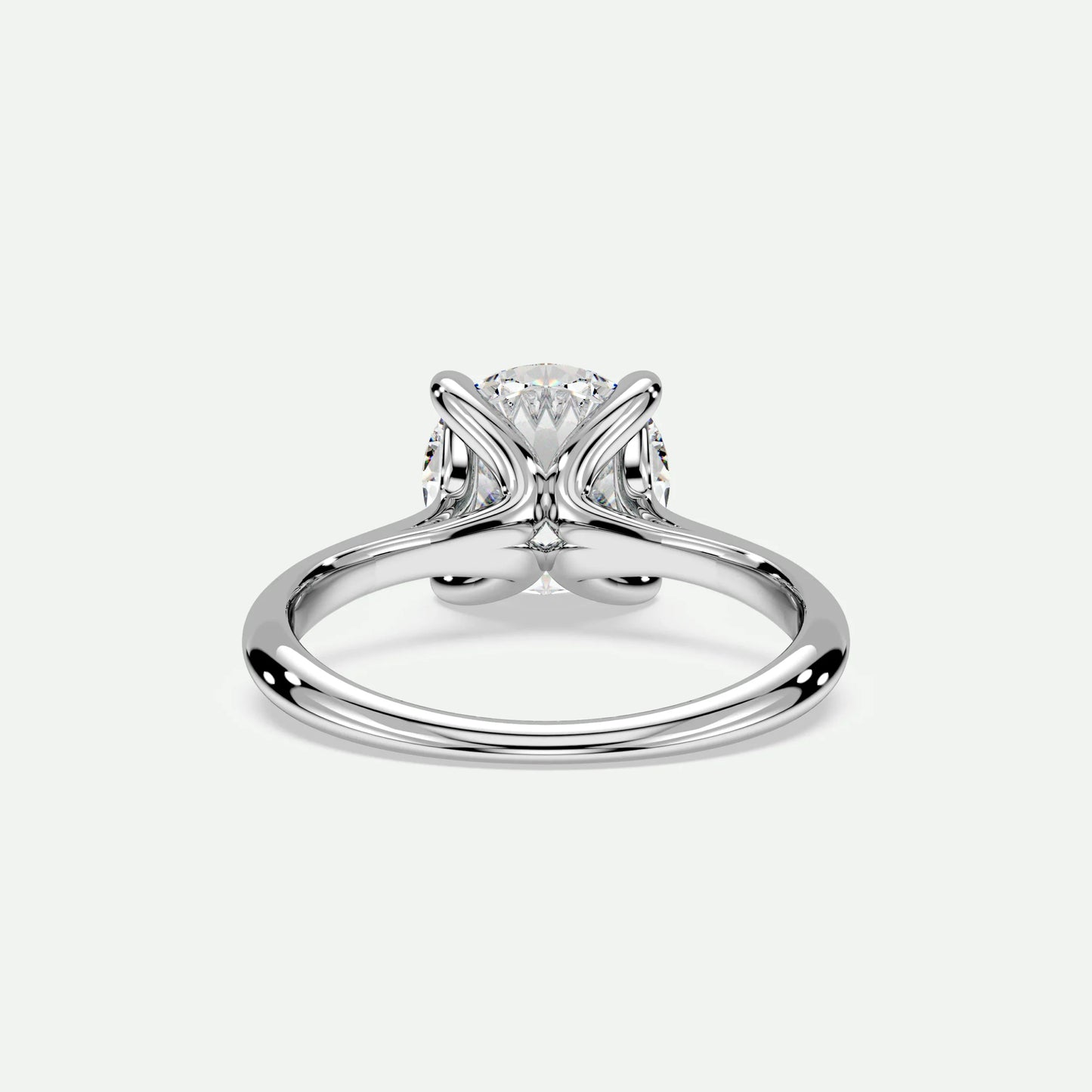 Round - Silver (White Gold)