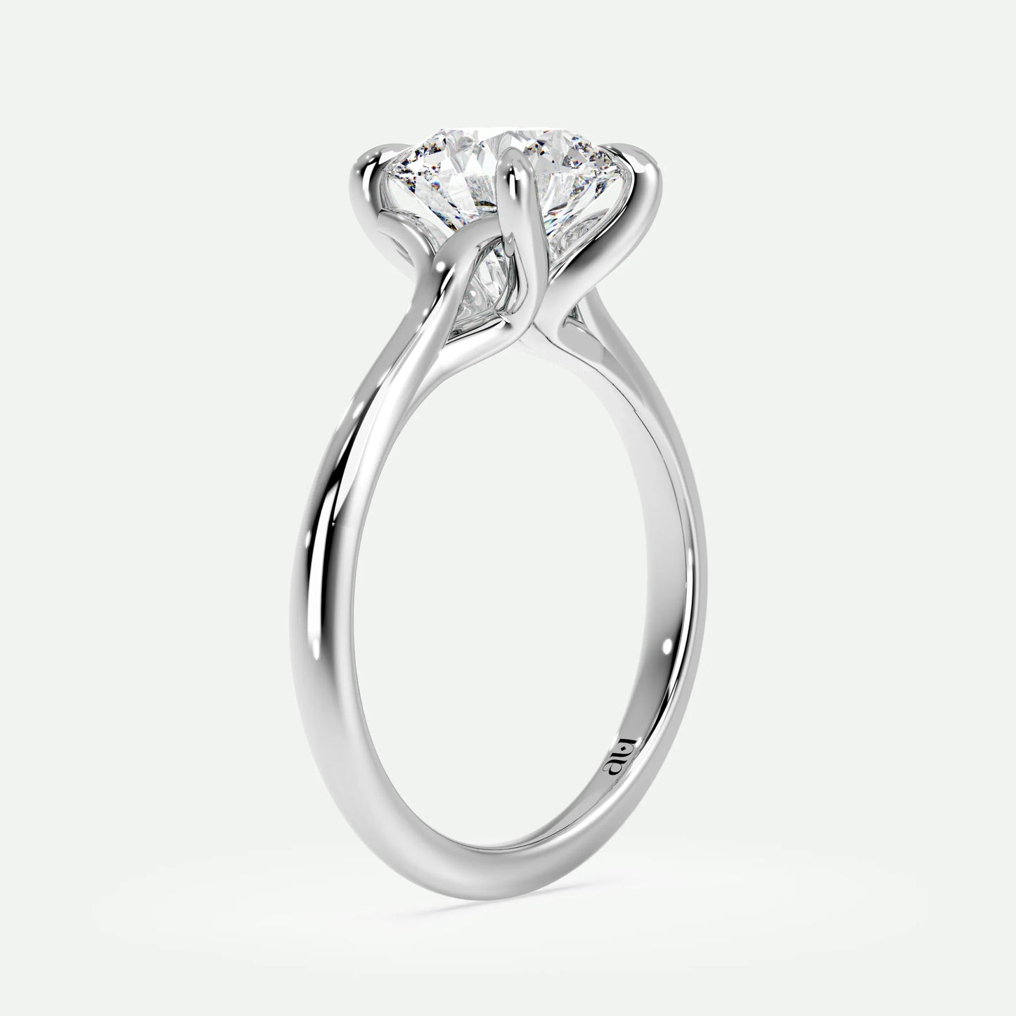 Round - Silver (White Gold)