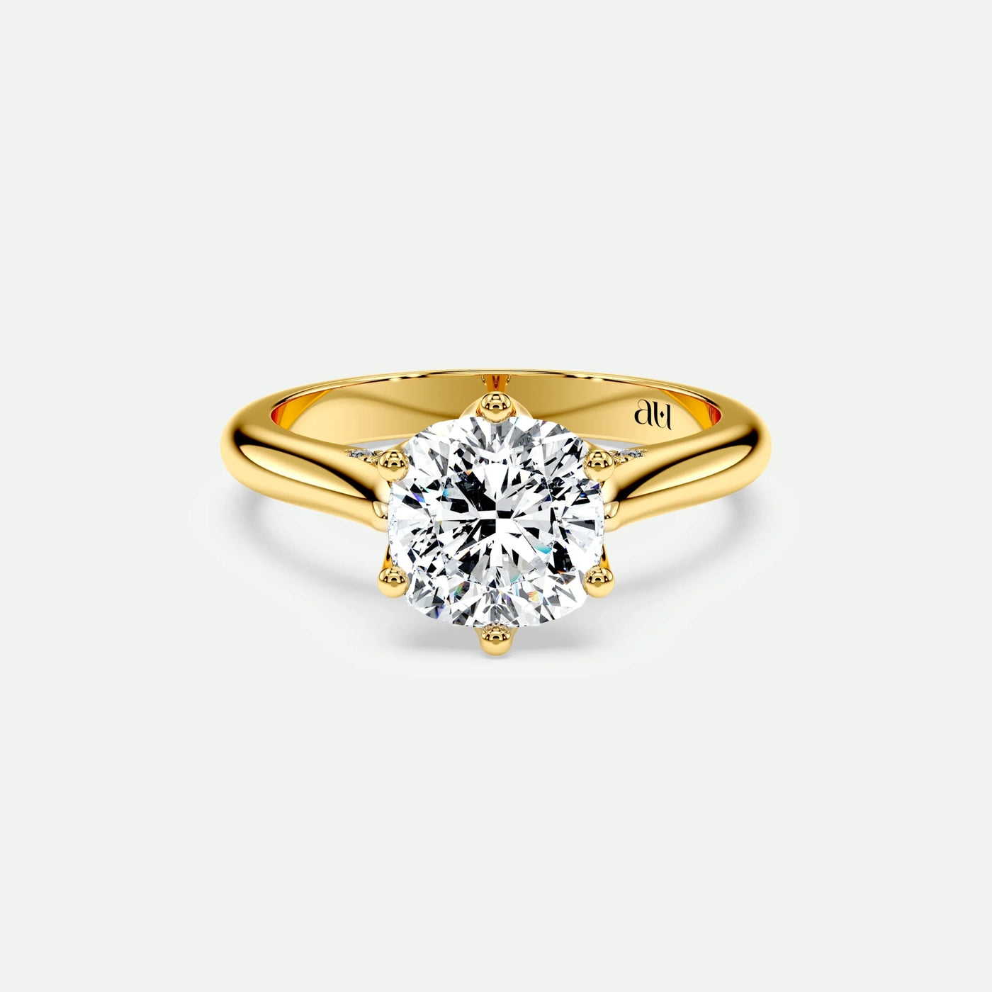 Cushion - Silver (Yellow Gold)