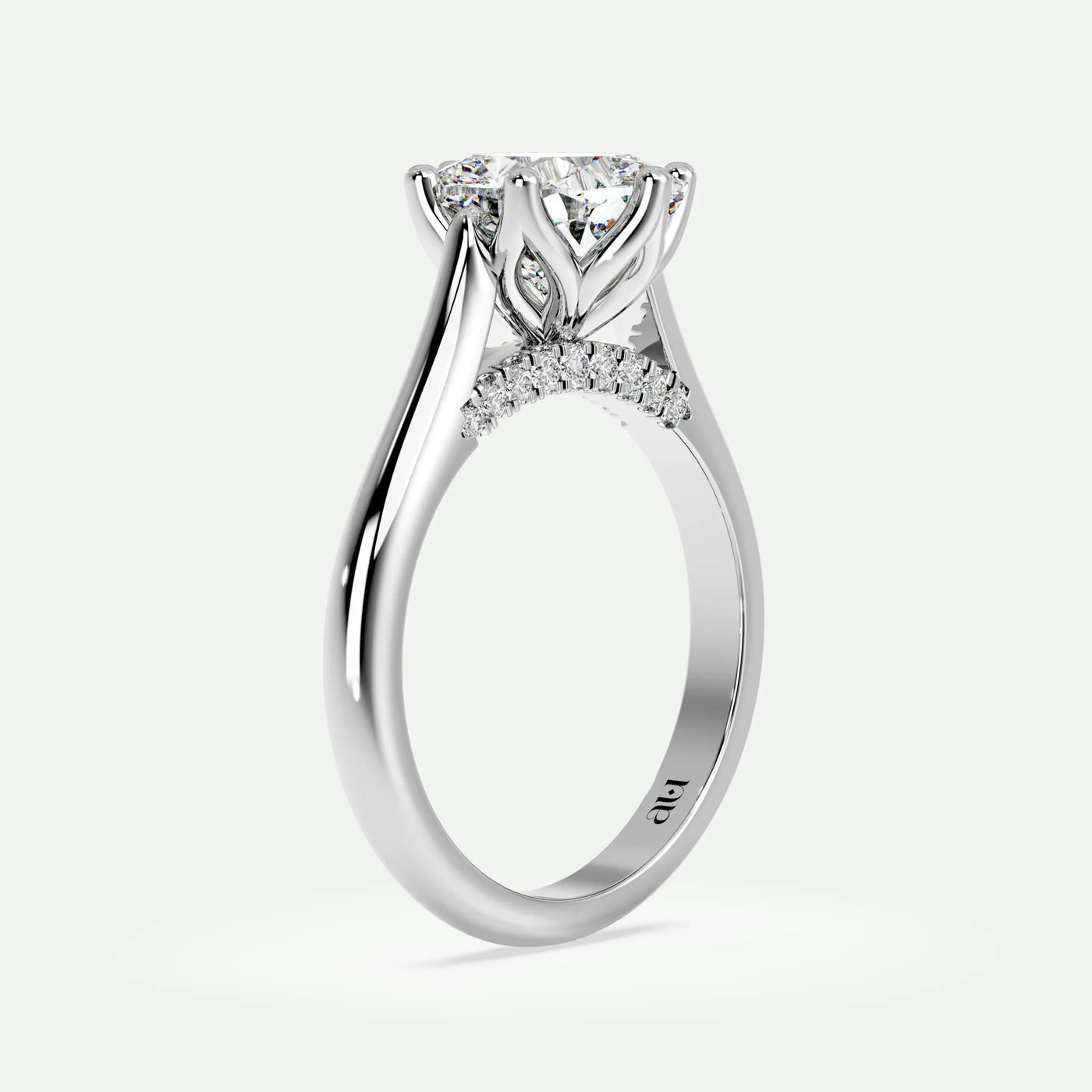 Cushion - Silver (White Gold)