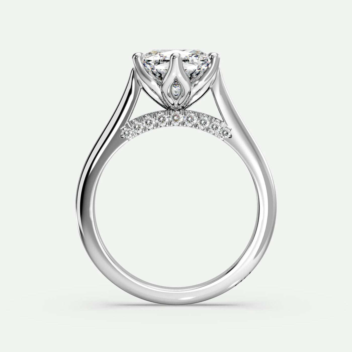 Cushion - Silver (White Gold)