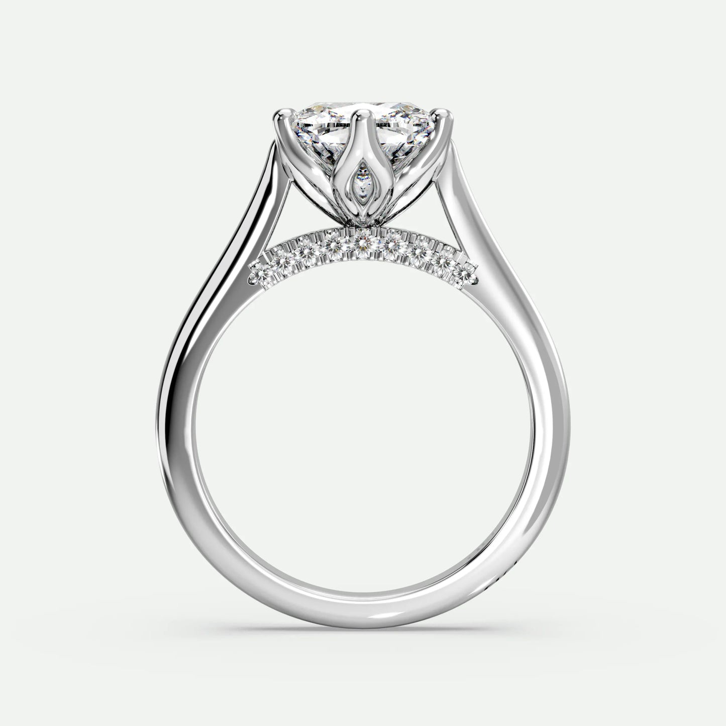 Cushion - Silver (White Gold)