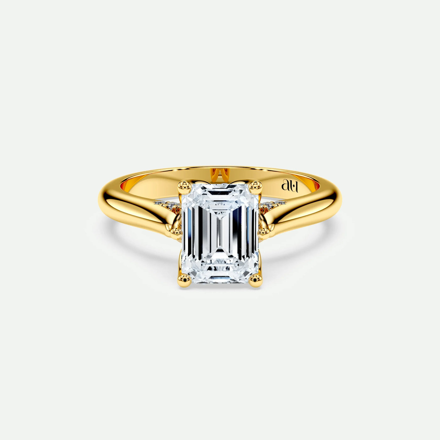 Emerald - Silver (Yellow Gold)