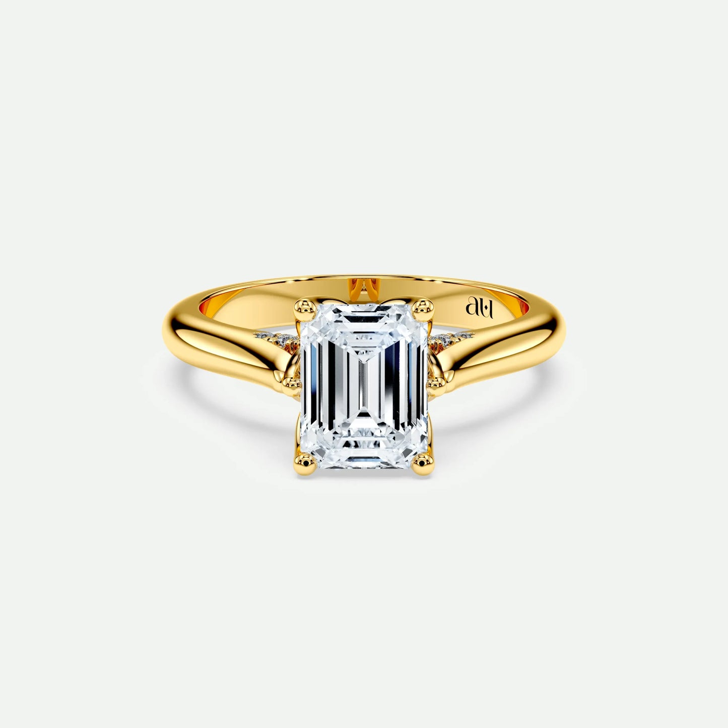 Emerald - Silver (Yellow Gold)