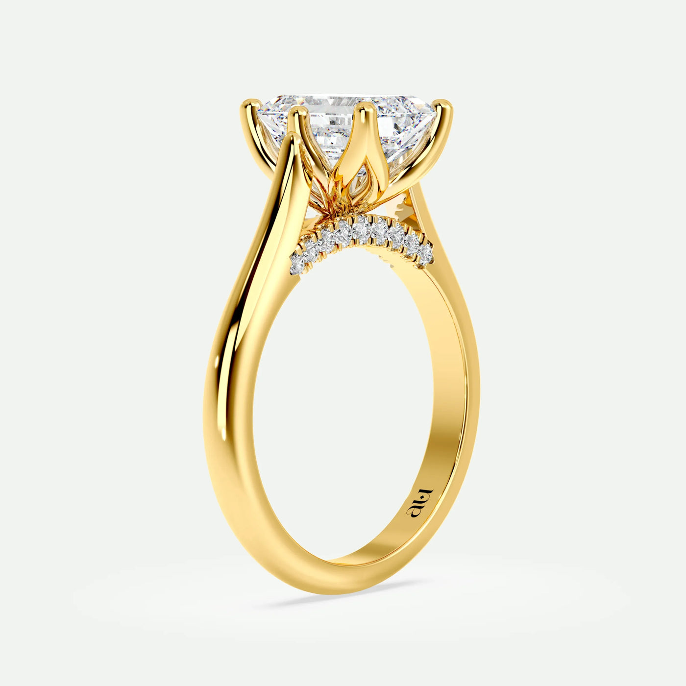 Emerald - Silver (Yellow Gold)