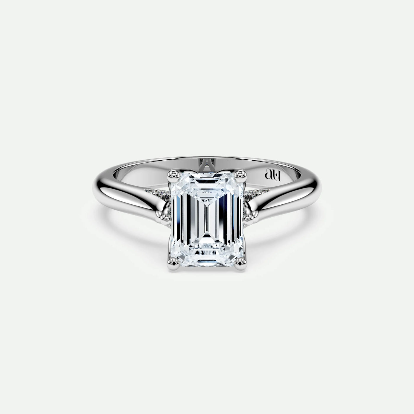 Emerald - Silver (White Gold)