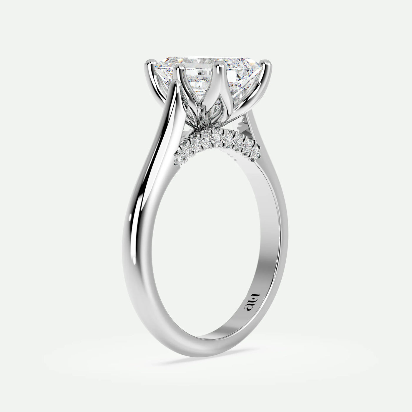 Emerald - Silver (White Gold)