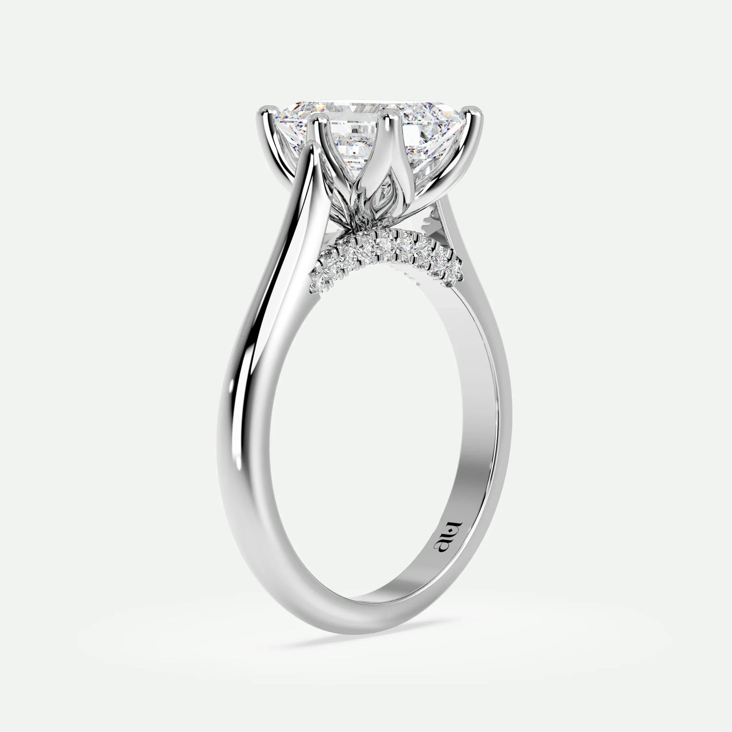 Emerald - Silver (White Gold)