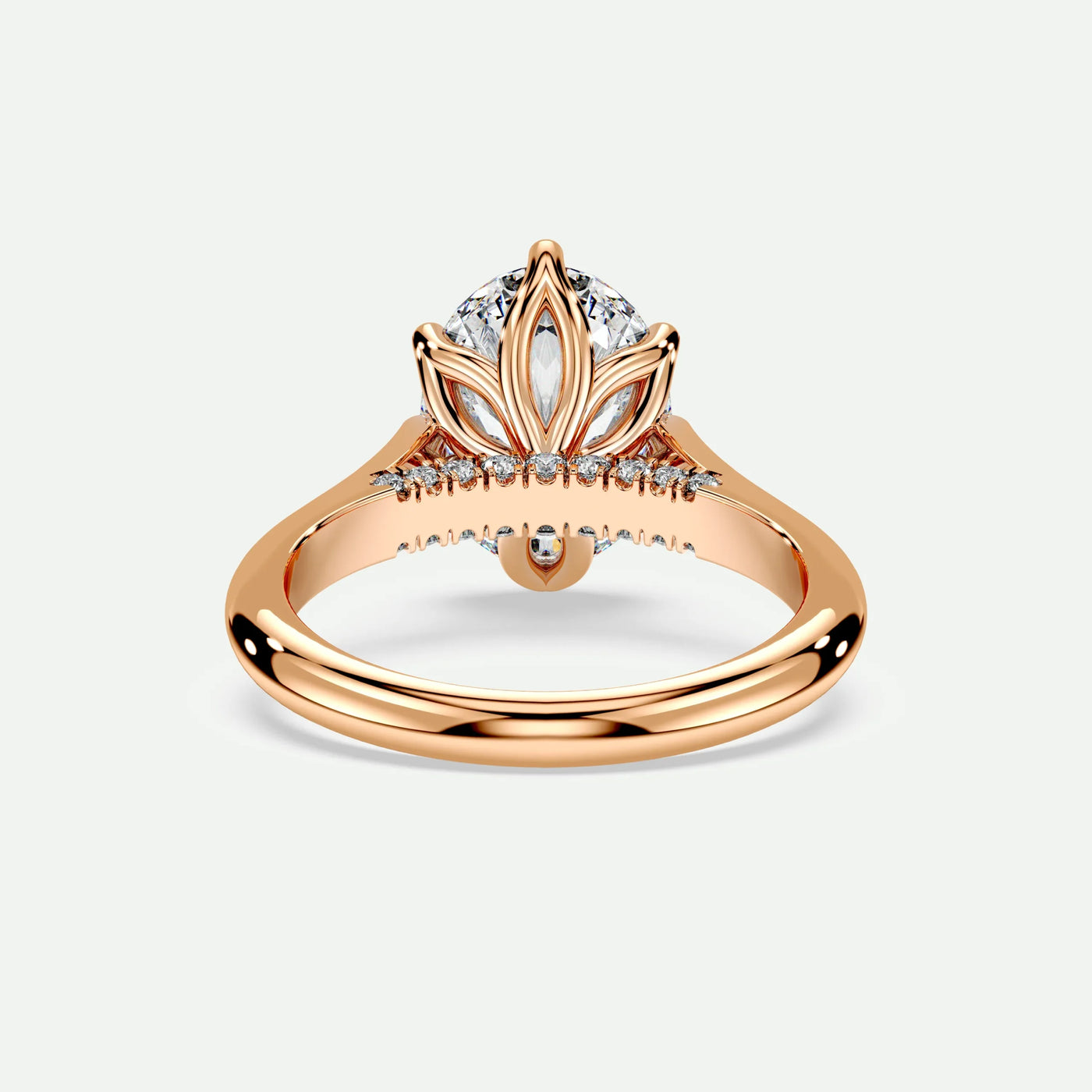Oval - Silver (Rose Gold)