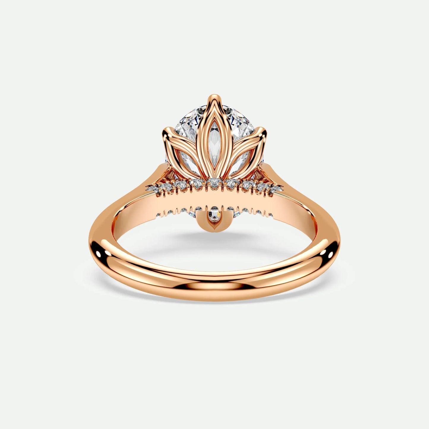Oval - Silver (Rose Gold)