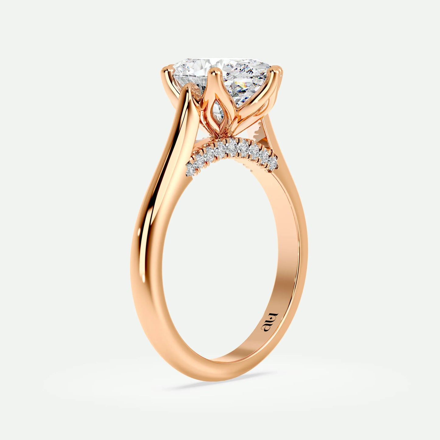Oval - Silver (Rose Gold)
