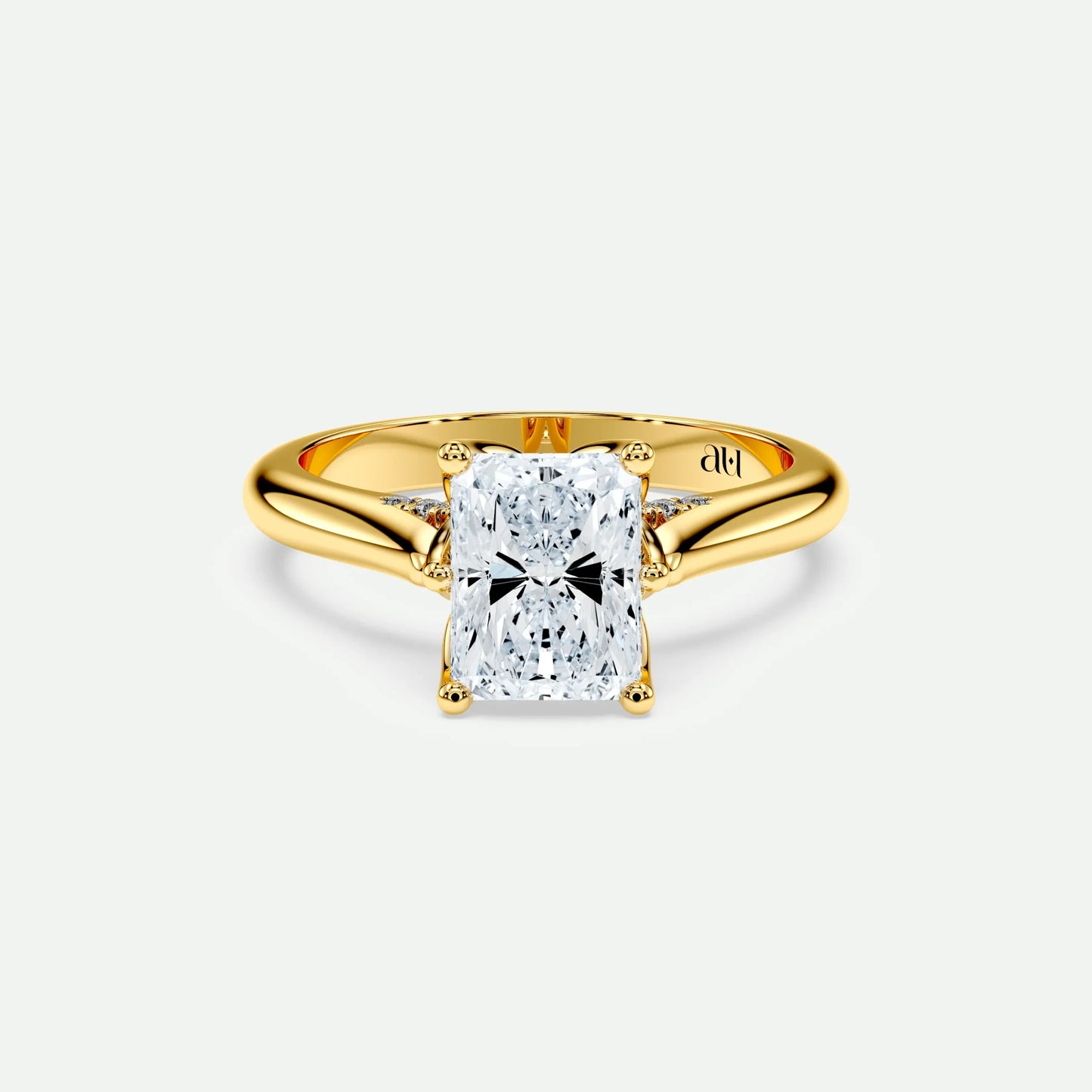 Radiant - Silver (Yellow Gold)