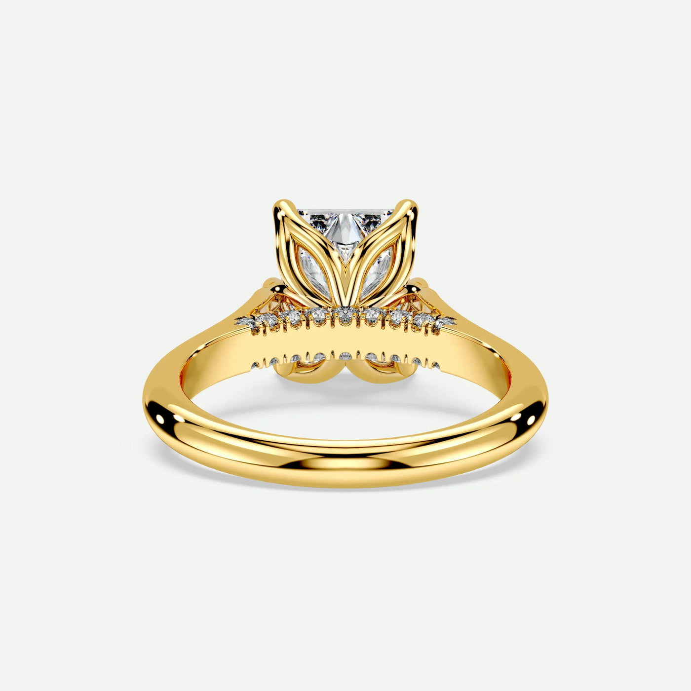 Radiant - Silver (Yellow Gold)