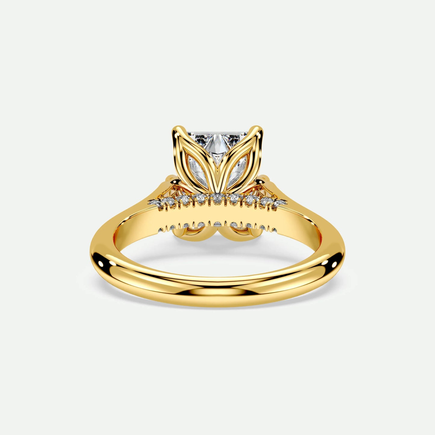 Radiant - Silver (Yellow Gold)